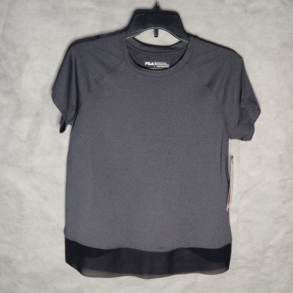 FILA Cross Back Raglan Tee Shirt - Picture 1 of 7